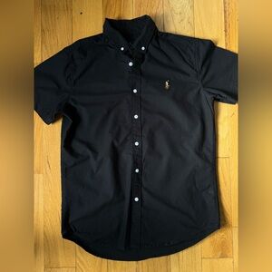 Polo Ralph Lauren Short Sleeve Button-Down – Black – L